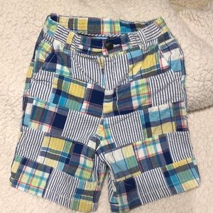 Boys plaid shorts